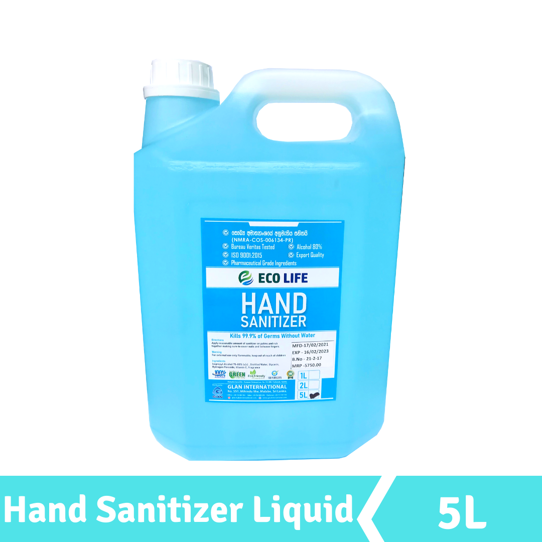 World of Confectioners - Alcohol hand sanitizer - 5 l - WoldoClean